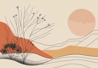 Plakat 100x70cm Pustynna Wydma