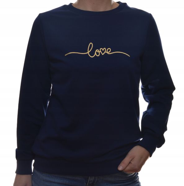 Damska bluza dresowa klasyczna basic love M zdjęcie 1