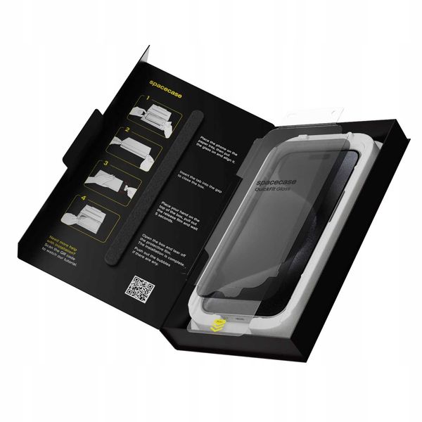 Spacecase Quickfit Privacy Glass Iphone 15 Pro Max zdjęcie 2