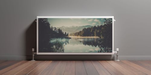 MASKOWNICA Magnetyczna Na Grzejnik Górskie Jezioro Natura 110cm x 60cm na Arena.pl