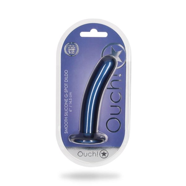 Smooth Silicone G-Spot Dildo - 6'' / 14,5 Cm zdjęcie 2