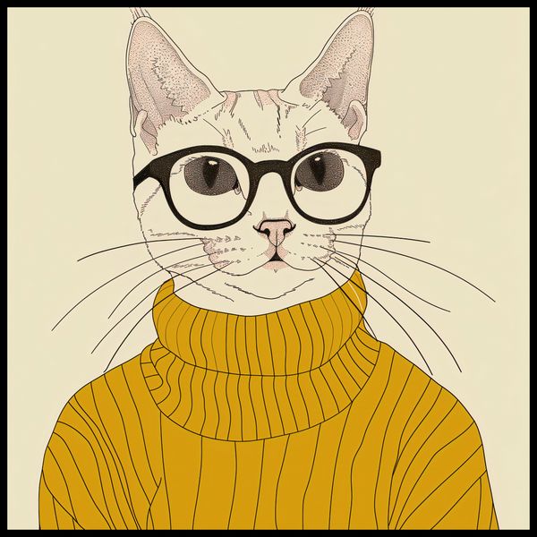 Plakat 70x70cm Intelektualista zdjęcie 2