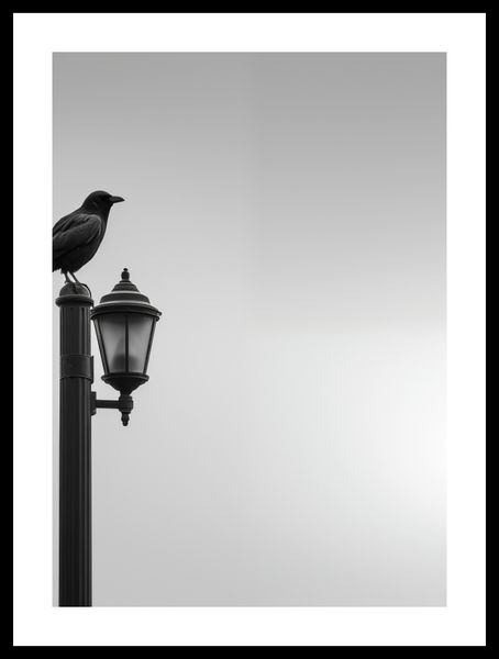 Plakat 64x90cm Samotny Postój Kruka zdjęcie 3