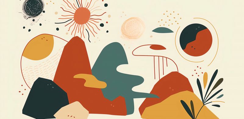 Plakat 91,3x44,5cm Kosmos Barw zdjęcie 1