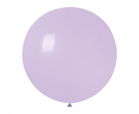 Balon kula fioletowy liliowy pastelowy, 80 cm