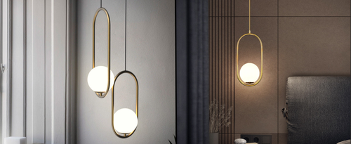 złoty żyrandol kula na Arena.pl