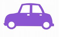 Zawieszka dekor ozdoba dziecięca SAMOCHÓD AUTO fio