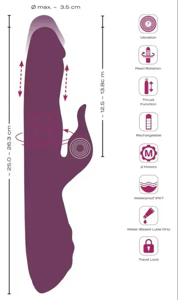 JAVIDA-3 Function Vibrator zdjęcie 3