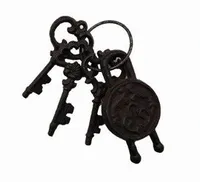 Dekoracja pęk kluczy z kłódką