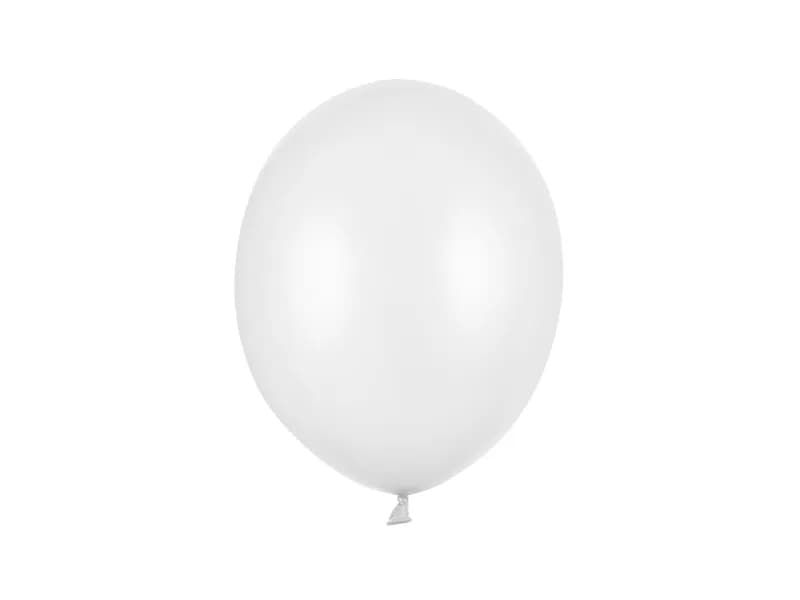 Balony metallic białe strong, 27 cm 3 szt. zdjęcie 1