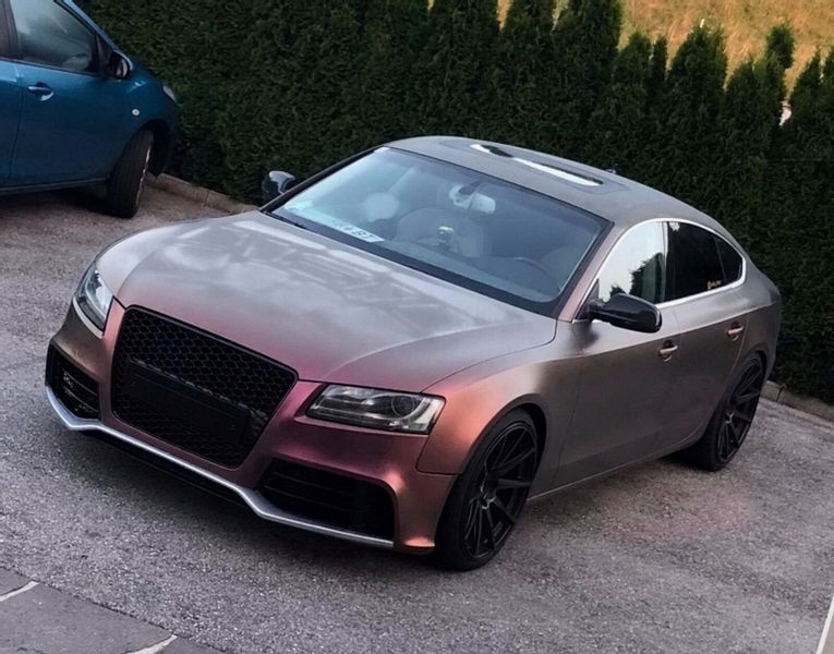 ZDERZAK PRZEDNI + GRILL LOOK RS5 DO AUDI A5 8T OD 2008 DO 2011 Roku zdjęcie 7