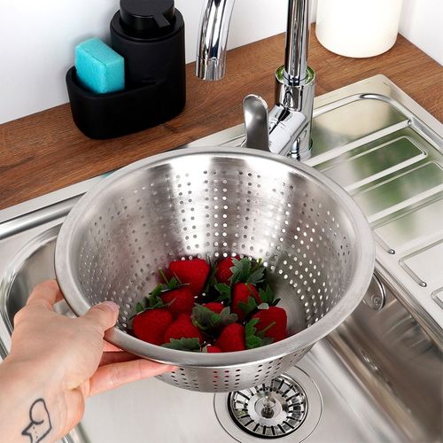 Cedzak kuchenny stalowy 24 cm na Arena.pl