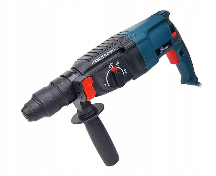 MŁOTOWIERTARKA MŁOT UDAROWY WIERTARKA SDS+ MOCNA 3050W WALIZKA DUŻY ZESTAW zdjęcie 8