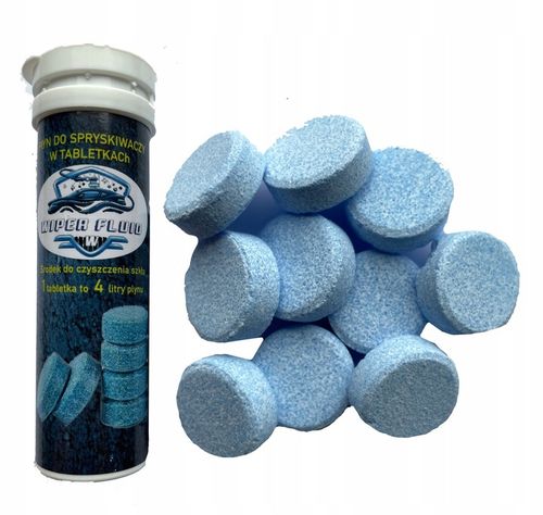 Letni Płyn do spryskiwaczy w tabletkach koncentrat do szyb 4l x 50szt na Arena.pl