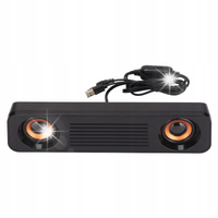 GŁOŚNIK SOUNDBAR GAMINGOWY DO KOMPUTERA MINI JACK 3,5MM USB