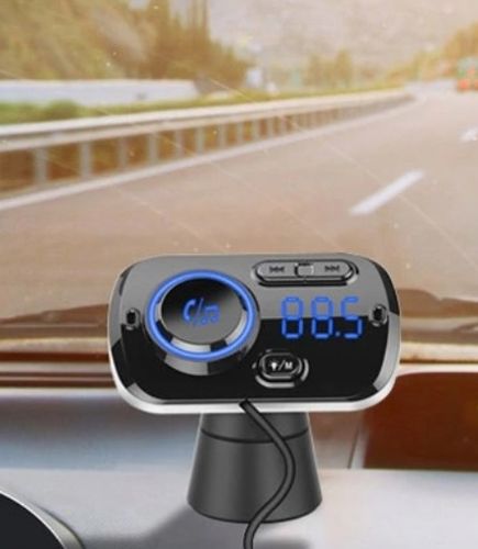 TRANSMITER BLUETOOTH FM SAMOCHODOWY ZESTAW GŁOŚNOMÓWIĄCY ŁADOWARKA USB-C na Arena.pl