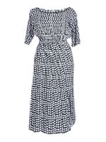 Sukienka damska letnia z rozcięciem kółka czarna M-L YOCLUB