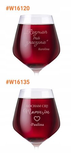 Kieliszek do Wina Krosno Prezent na Urodziny 18-99 Elegancki Duży 860 ml na Arena.pl