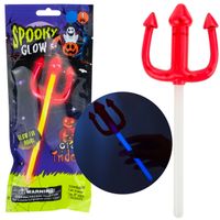 TRÓJZĄB ŚWIECĄCY WIDŁY NA HALLOWEEN PRZEBRANIE DIABŁA GADŻET SPOOKY GLOW