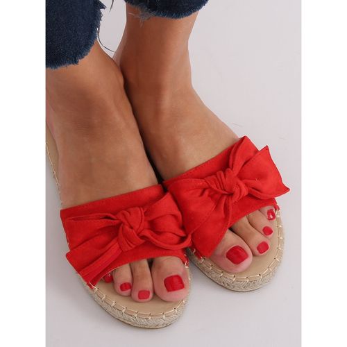 Klapki espadryle czerwone A648-ESP-1 Red r.41 na Arena.pl