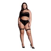 Ananke Xii - Three Piece With Choker, Bandeau Top And Pantie With Garters
