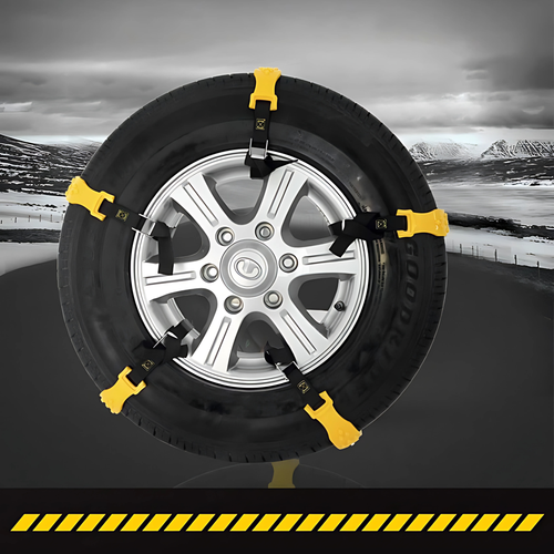 Łańcuchy Śniegowe Uniwersalne Opaski Na Koła Zimowe Antypoślizgowe Komplet na Arena.pl