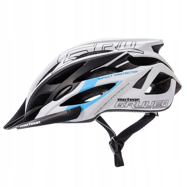 KASK ROWEROWY REGULOWANY METEOR GRUVER S 52-56cm siatka otwory wentylacyjne zdjęcie 1