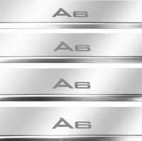Listwa progowa AUDI A6 C8 Stal nierdzewna 304 połysk 4szt