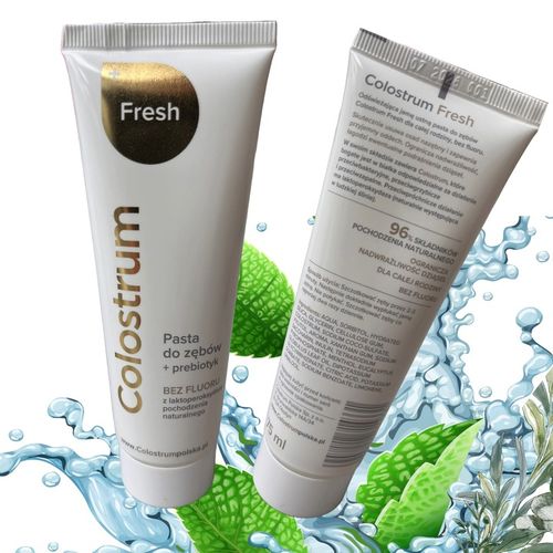 2x Colostrum dla Dzieci Junior PROBIOTYK i Colostrum FRESH pasta do zębów na Arena.pl