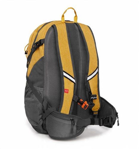 WYGODNY WENTYLOWANY PLECAK MIEJSKI CAMPUS MULLACO | POJEMNOŚĆ 30L | ŻÓŁTY na Arena.pl