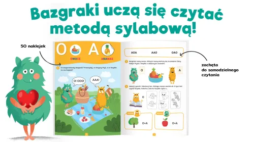 Bazgraki Czytają Sylabami. Czytanie Sylabowe. Elementarz na Arena.pl