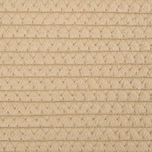 Kosz z pokrywą, czarno-beżowy, Ø37x50 cm, bawełna na Arena.pl