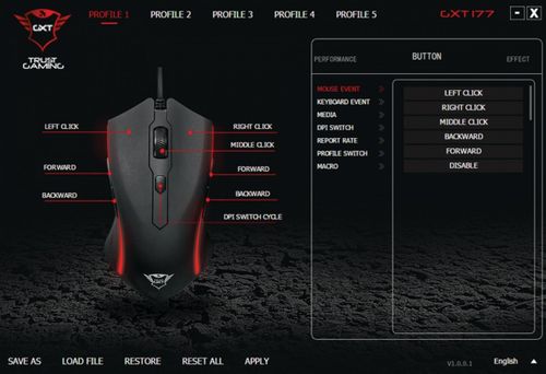 Trust GXT 177       Gaming Mouse na Arena.pl