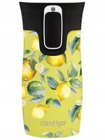 Kubek termiczny Contigo West Loop Mini 300ml - Żółty metalik - Cytryny