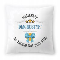 Poduszka Dla Diagnostyka Na Urodziny Prezent Z Nadrukiem Ze Zdjęciem