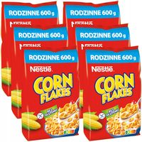 Nestle Corn Flakes Płatki kukurydziane 6x 600g