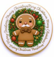 CIASTKO LUKROWANE MAMIK FAMILY DZIADEK ANYŻ ROZ.L KOŁO RĘCZNIE ROBIONE