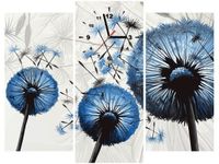 90CM 70 ZEGAR 3 ELEM DMUCHAWCE NIEBIESKIM KOLORZE SCIENNY DRUK