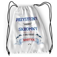 Plecak Dla Bartka Sportowy Szkolny Worek Torba Z Nadrukiem Ze Zdjęciem