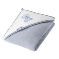 Akuku okrycie kąpielowe, ręcznik z kapturkiem 100x100cm - 100% bawełna