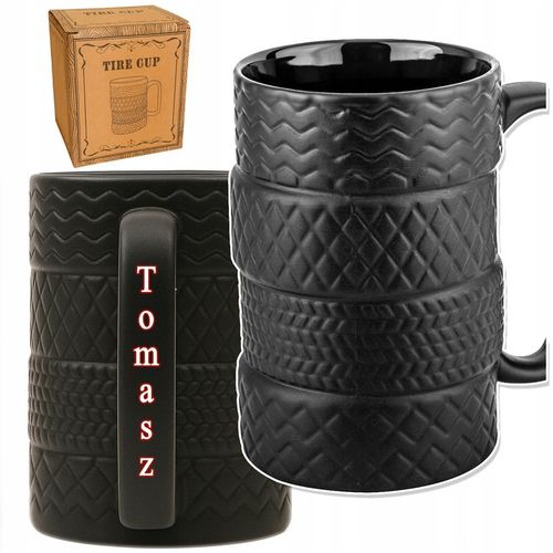 Prezent na 18-99 urodziny dla Taty Kolegi Kubek Opona z imieniem Zestaw na Arena.pl