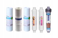 KOMPLET WKŁADÓW DUŻY SERWIS SUPREME RO7 QC szybkozłączka węgiel mineral FIR