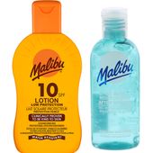 Malibu SPF10 Ochronny Balsam 200ml + Żel Po Opalaniu 100ml