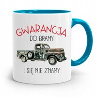Kubek Błękitny Mechanika Gwarancja Do Bramy Z Nadrukiem Ze Zdjęciem