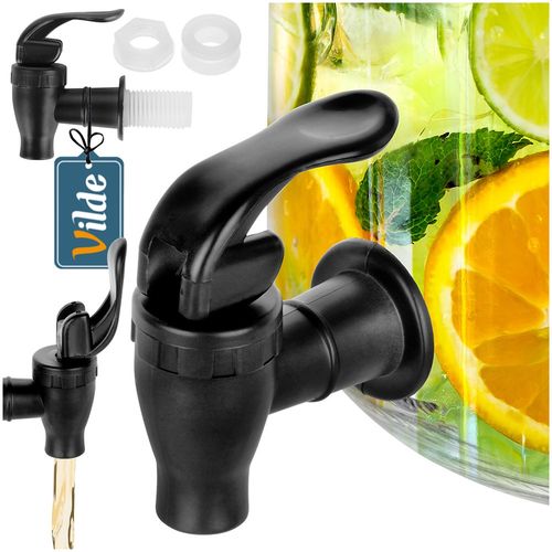 Kranik do słoja na napoje czarny na Arena.pl