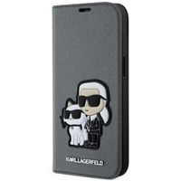 Etui Karl Lagerfeld do iPhone 15, iPhone 14, iPhone 13, Srebrny