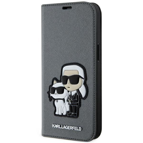 Etui Karl Lagerfeld do iPhone 15, iPhone 14, iPhone 13, Srebrny zdjęcie 1