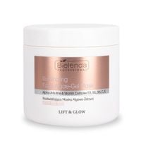 Bielenda Lift&Glow Maska Algowo-Żelowa Do Twarzy Rozświetlająca 190g