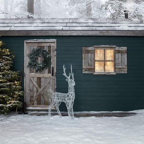 Dekoracja świąteczna zewnętrzna renifer akrylowy oświetlenie 240 LED na Arena.pl