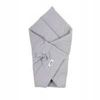 Malomi Kids - Kołderka S Rożek Niemowlęcy Cotton Washed szary
